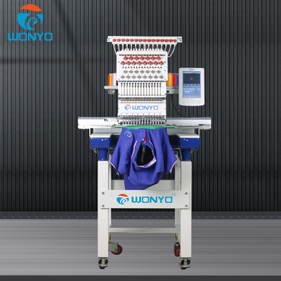 WONYO Hat Computer Single Head Curved Needle Plate High Speed ​​T-shirt Bag Embroidery Machine For Hats