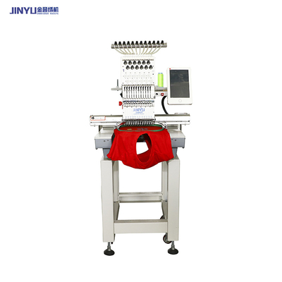 Dahao-Computer-Hauptgebrauch Stickmaschine JINYU 1201C einzelner Kopf computergesteuerter