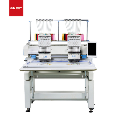 Computergesteuerter flacher Hut des Kopfes 12 BAI-Multifunktionsröhrenstickmaschine 2 Nadel